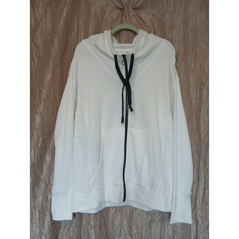 Fabletics Drawstring Full Zip Hoodie Performance … - image 1